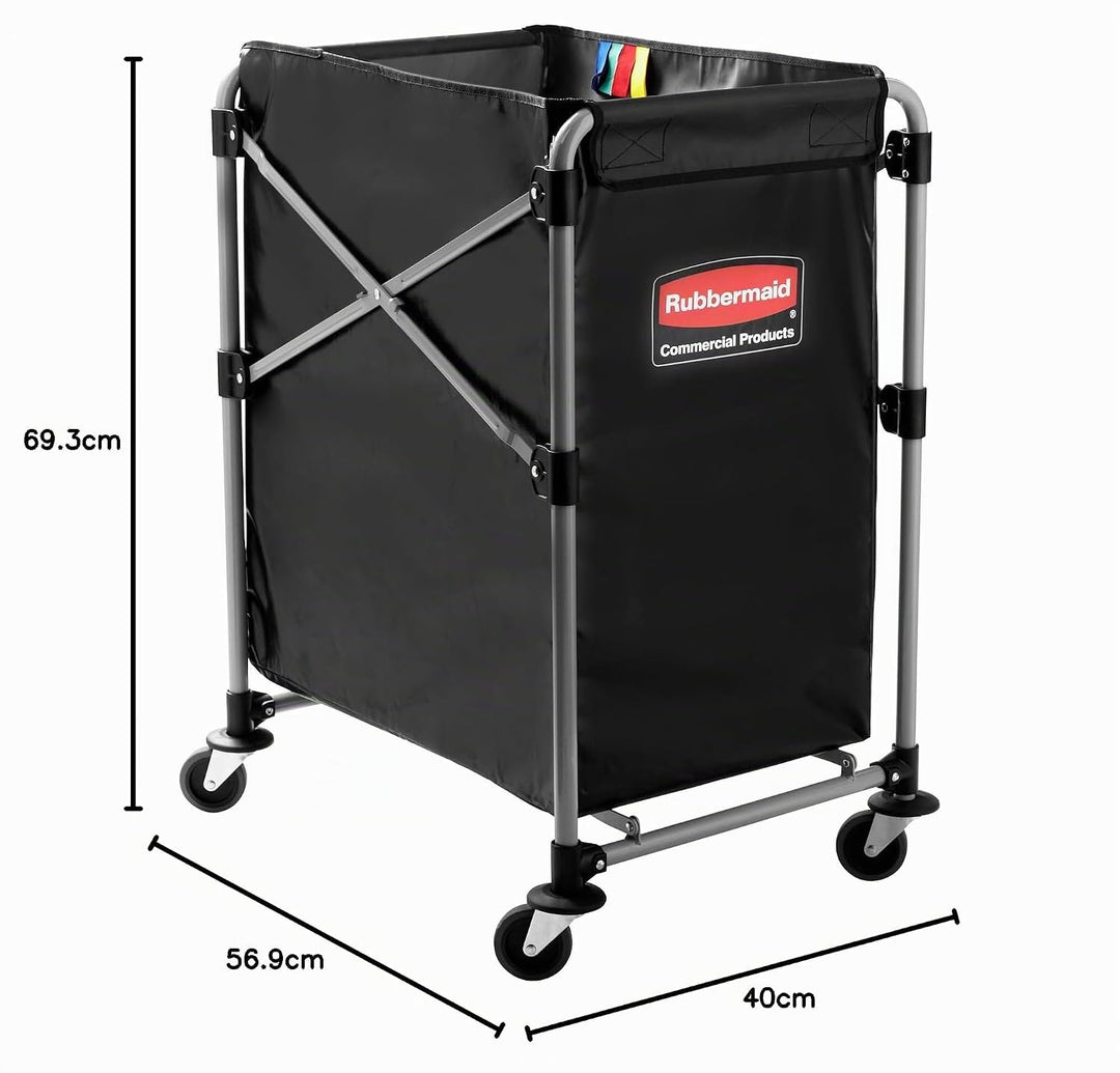 Rubbermaid Commercial Products X-Cart Bag 150L - Black (Cart not included) 150 L, 150 L