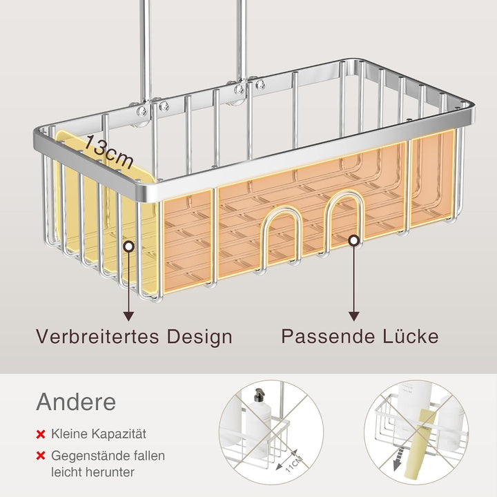 Duschablage Ohne Bohren Duschregal Hängen - Duschablage Zum Hängen Shampoo Halterung Für Dusche Dusc