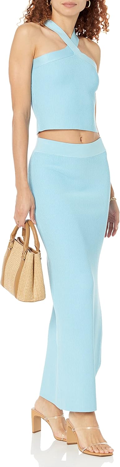 The Drop Pulloverrock für Damen, Tyler Gerippt S Himmelblau, S Himmelblau