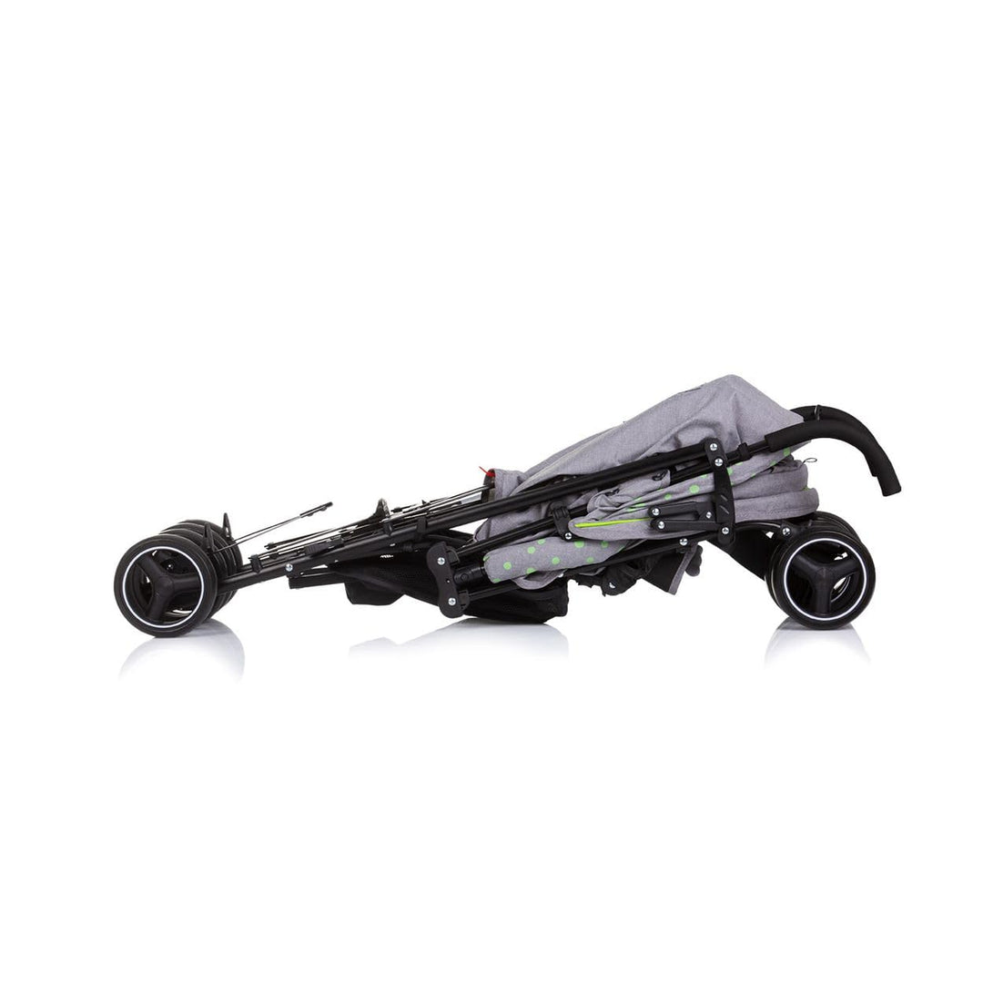 Chipolino Kinderwagen Milano Buggy bis 22 kg, Rückenlehne verstellbar, faltbar grau, grau