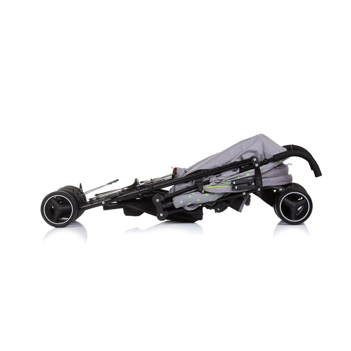 Chipolino Kinderwagen Milano Buggy bis 22 kg, Rückenlehne verstellbar, faltbar grau, grau