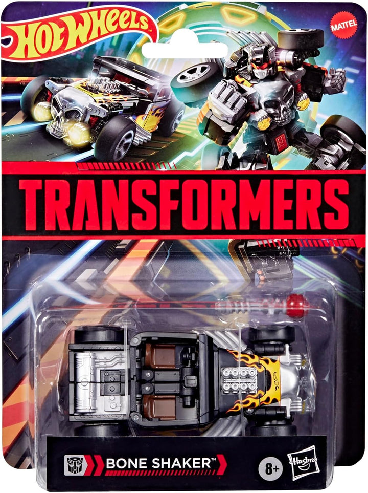 Transformers Collaborative Hot Wheels® x Bone Shakerä verwandelbare Action-Figur
