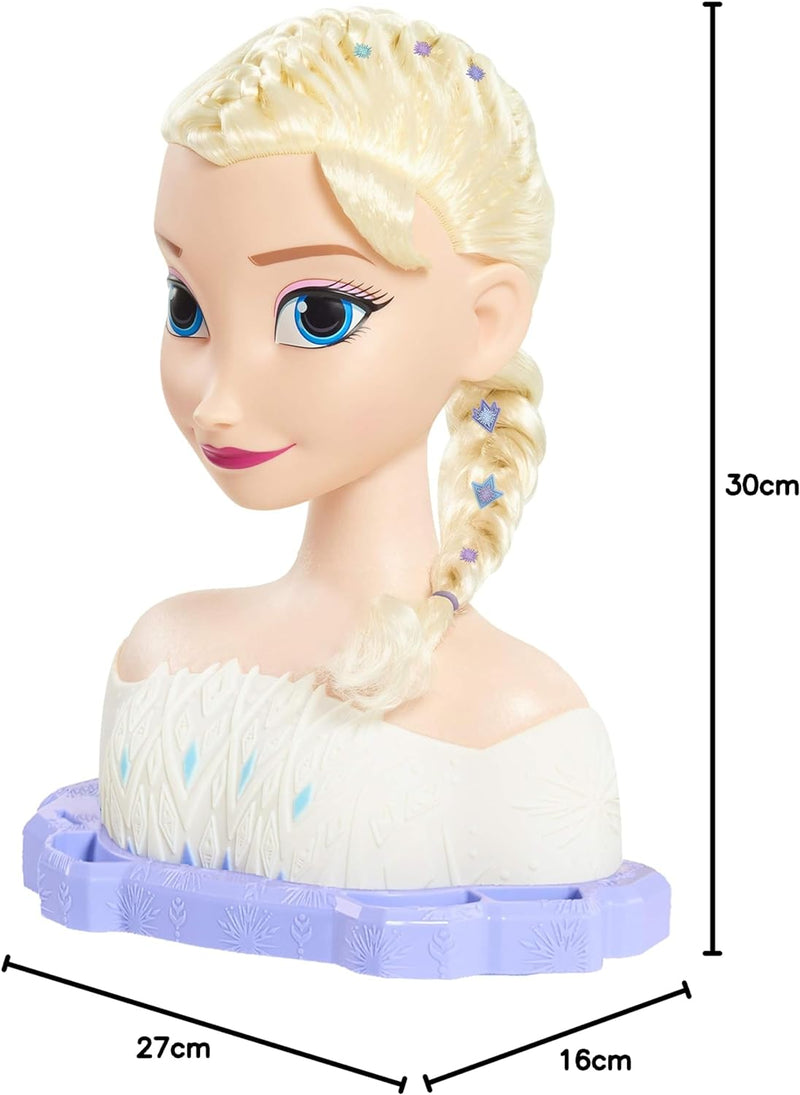 JP Disney Styling FRND6000 Frozen 2 Deluxe Elsa Styling Head, Deluxe Elsa