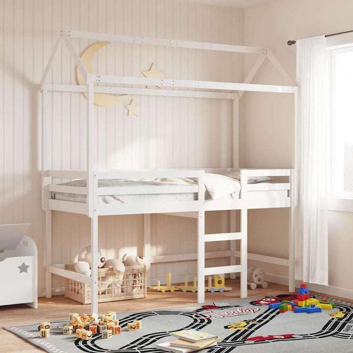 vidaXL Dach für Kinderbett, Kinderbettdach mit offener Seite, Kinderbetthimmel für Schlafzimmer, Bet