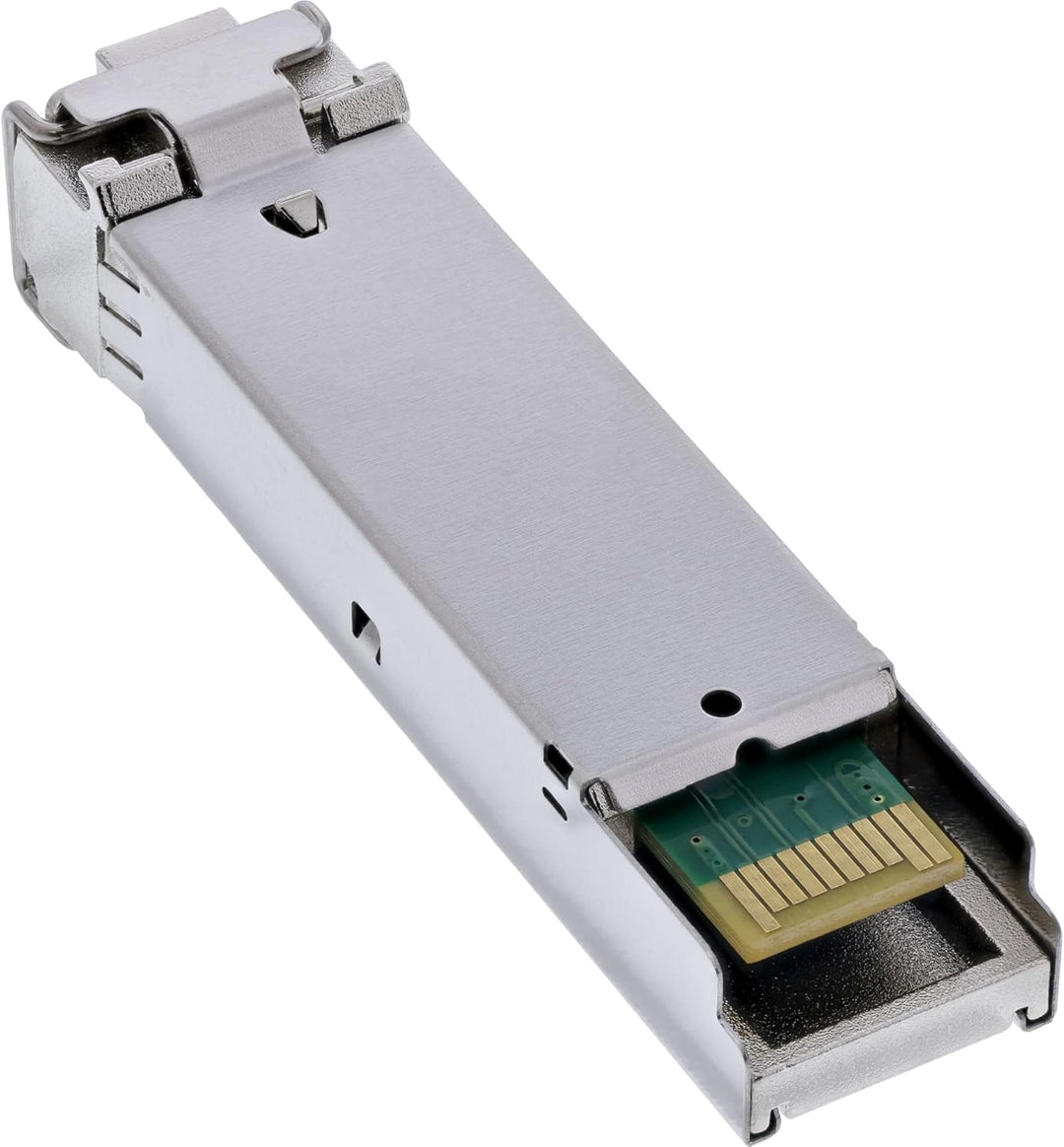 Inline SFP Modul LWL LX 1310nm Singlemode mit LC Buchsen für Glasfaser, 40km Reichweite, 2,5Gb/s, Ne