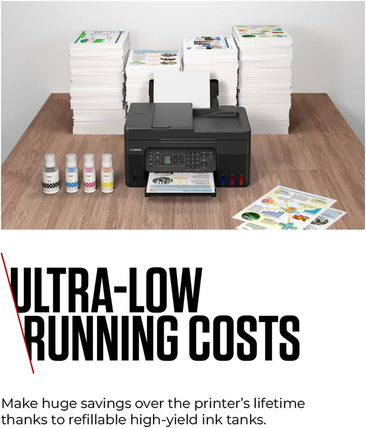 Canon PIXMA G4570 Serie – All-in-One MegaTank Drucker, Kopierer, Scanner und Faxgerät für den Heimge