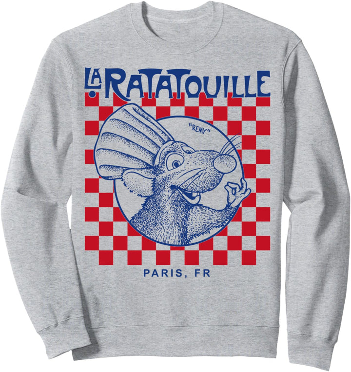 Disney Pixar Ratatouille Remy Checkered Poster Sweatshirt
