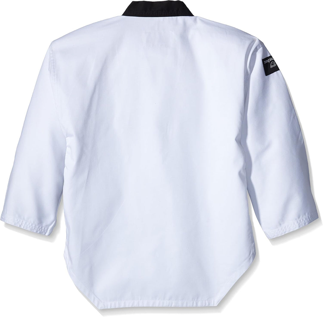 Taekwondo Anzug Taeryon mit schwarzem Revers, 150