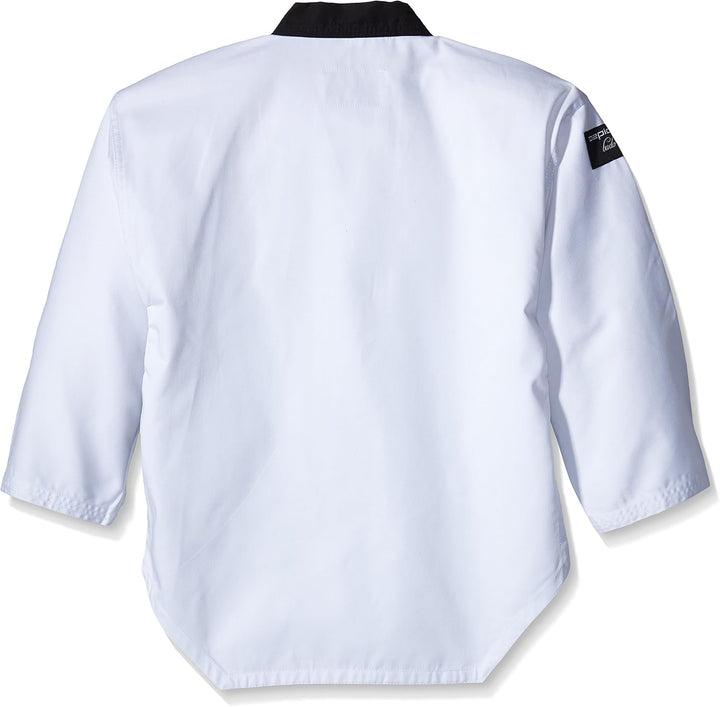 DEPICE Taekwondo Anzug Taeryon mit schwarzem Revers 200 cm, 200 cm