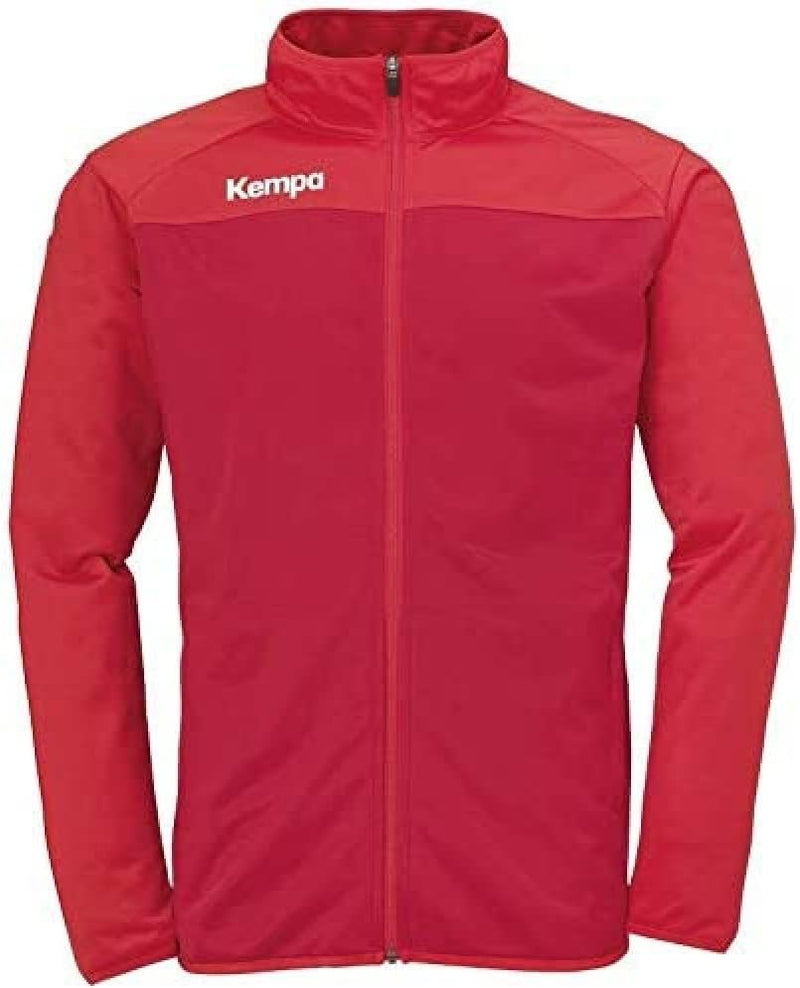 Kempa Herren Prime Poly Jacke, chilirot/Rot, S