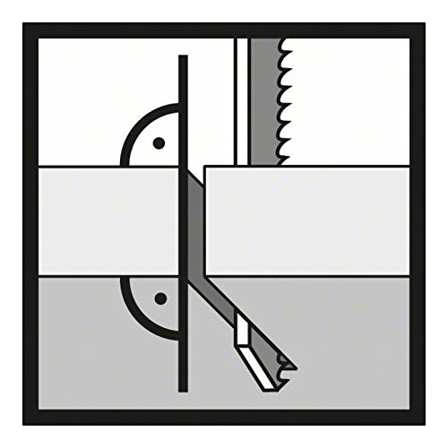 Bosch Stichsägeblatt T 1018 AFP Precision for Metal-Sandwich 3 Stk