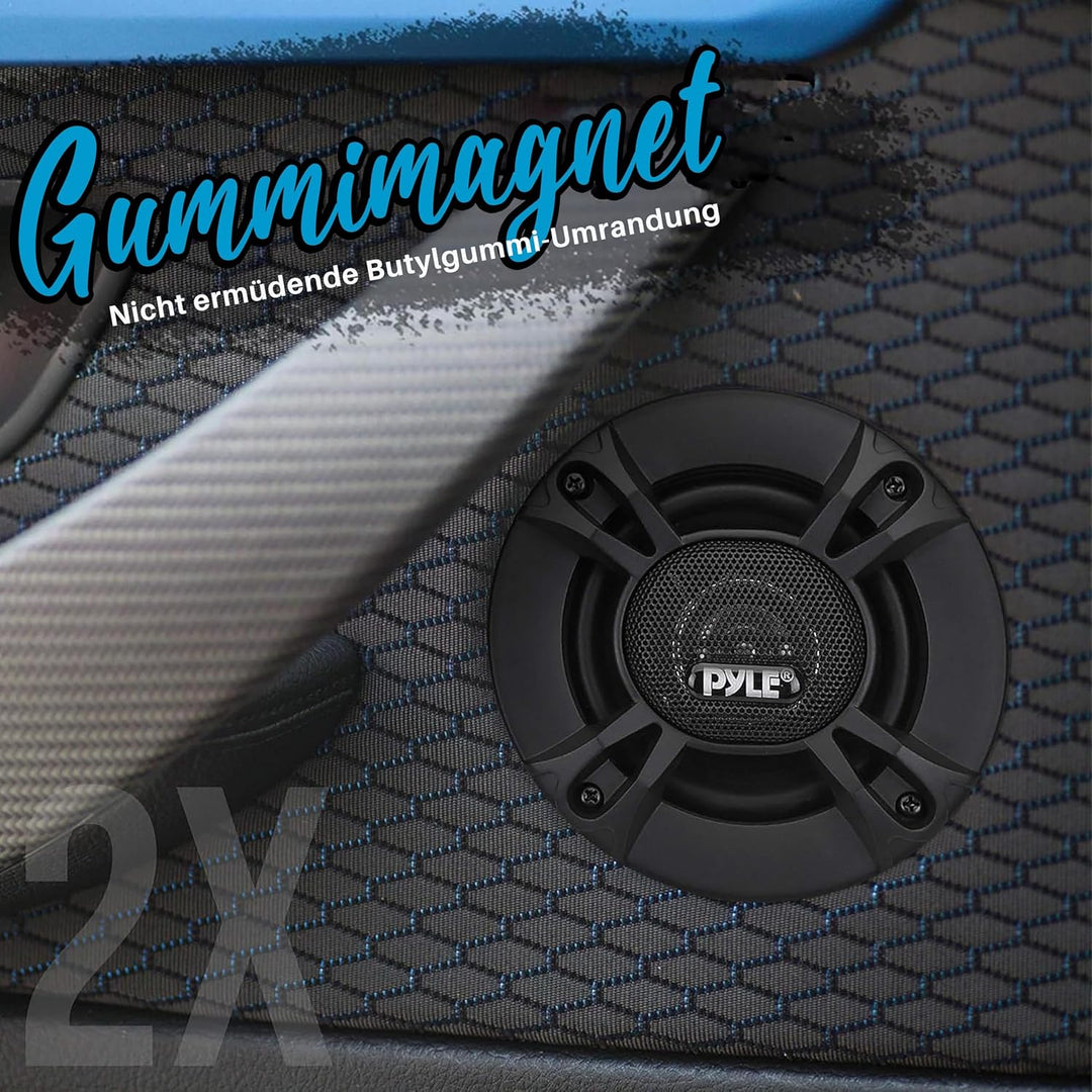 Pyle 3-Wege Universal Auto Lautsprecher - 400W 6"x8" Triaxial, Pro Audio, Tür-/Seitenkompatibel, PL6