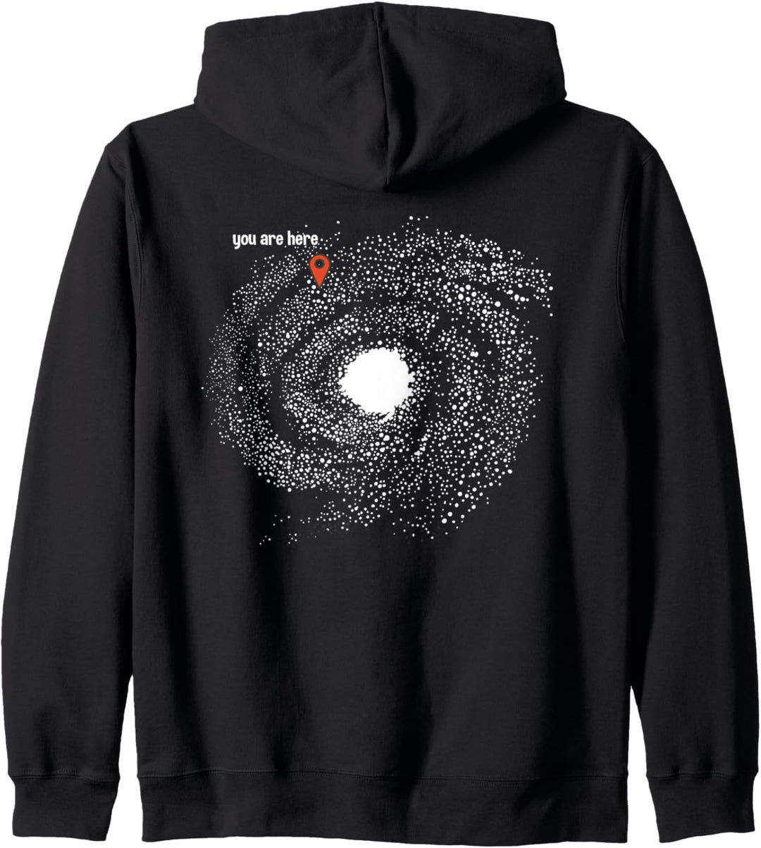 Lustiges - You Are Here - Milchstrasse Kapuzenjacke