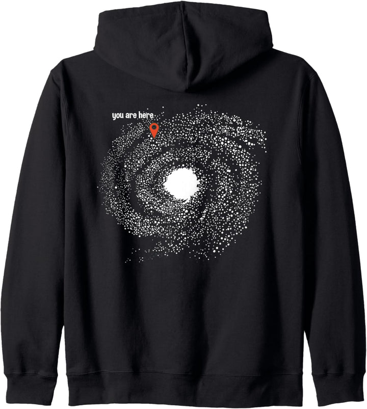 Lustiges - You Are Here - Milchstrasse Kapuzenjacke