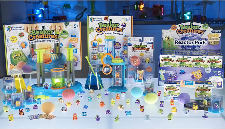 Learning Resources Beaker Creatures Reactor Pod (Set of 6)