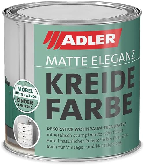 ADLER Kreidefarbe AS 01/2 Firn - 750ml 750.00 ml (1er Pack) AS 01/2 Firn, 750.00 ml (1er Pack) AS 01