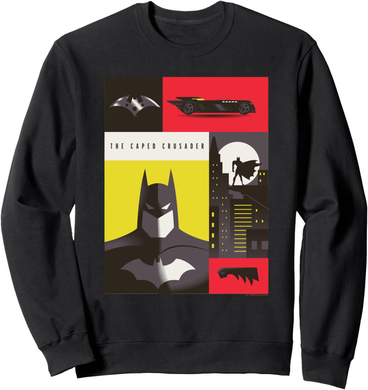 WB 100: Batman The Caped Crusader Icons Poster Sweatshirt