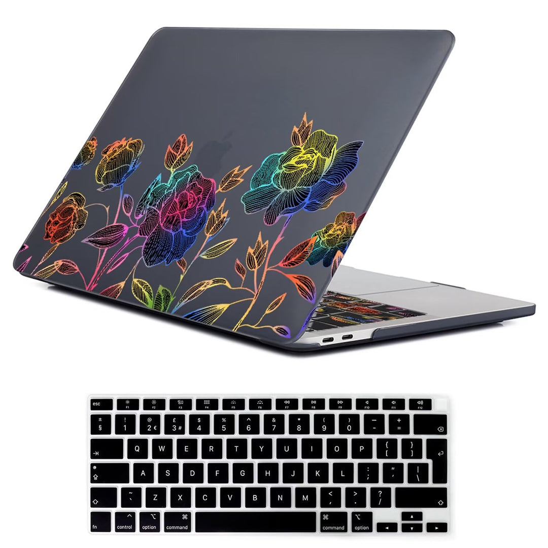 Fancity Hülle Kompatibel mit MacBook Air 13 Zoll 2020 2021 A2337 M1 A2179 A1932, Plastik Hartschale