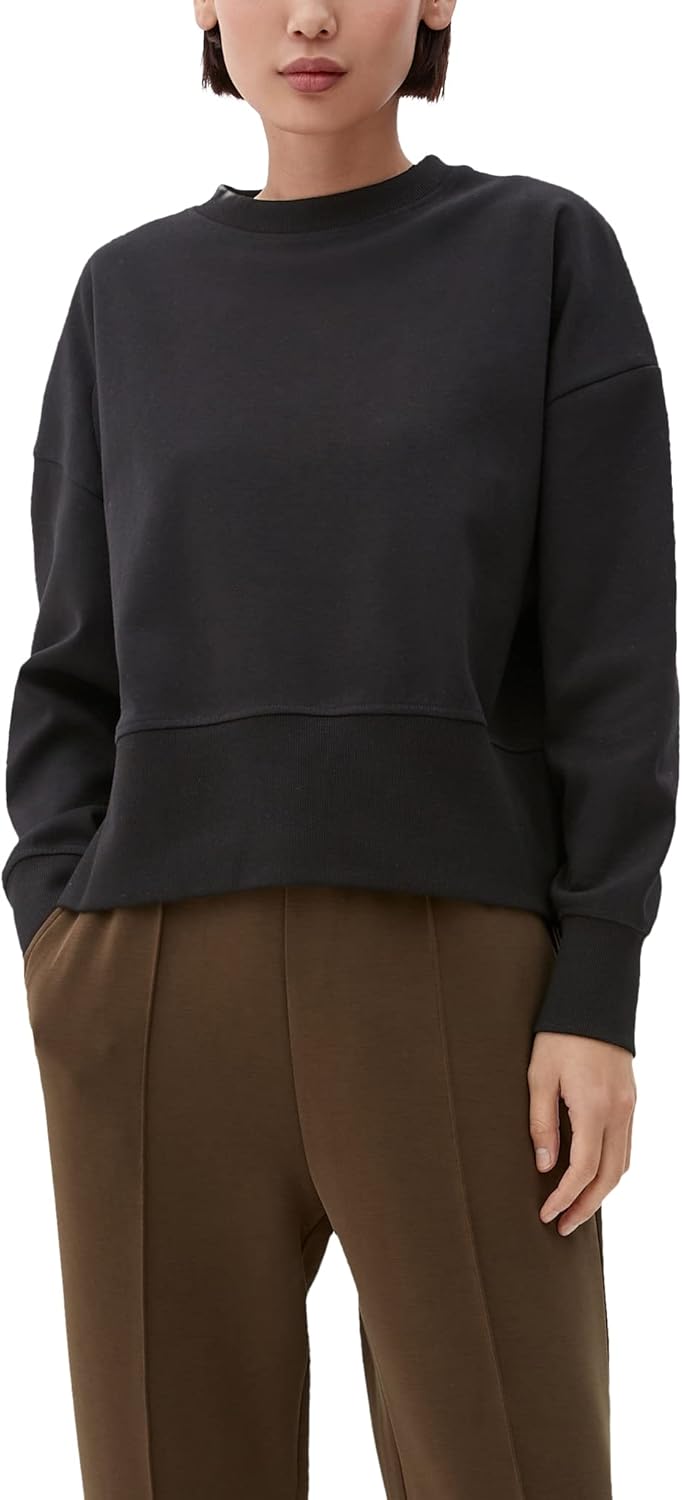 s.Oliver Damen Sweatshirt 36 Schwarz, 36 Schwarz