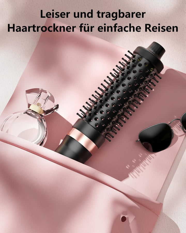 Thermobürste, Thermal Brush Blowout Boost Ionische Lockenbürste 160.000 RPM Negativ-Ionen Haartrockn