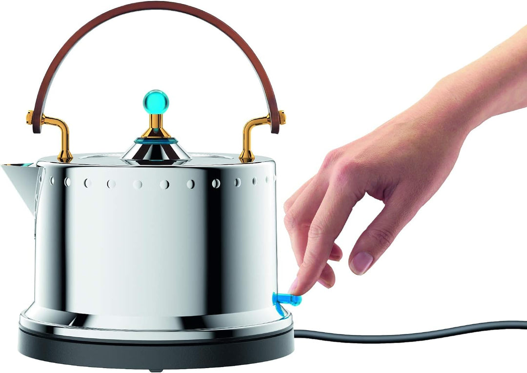 Bodum 12019-16 OTTONI Elektrischer Wasserkocher aus Edelstahl, 1,380 W, 1,0 l