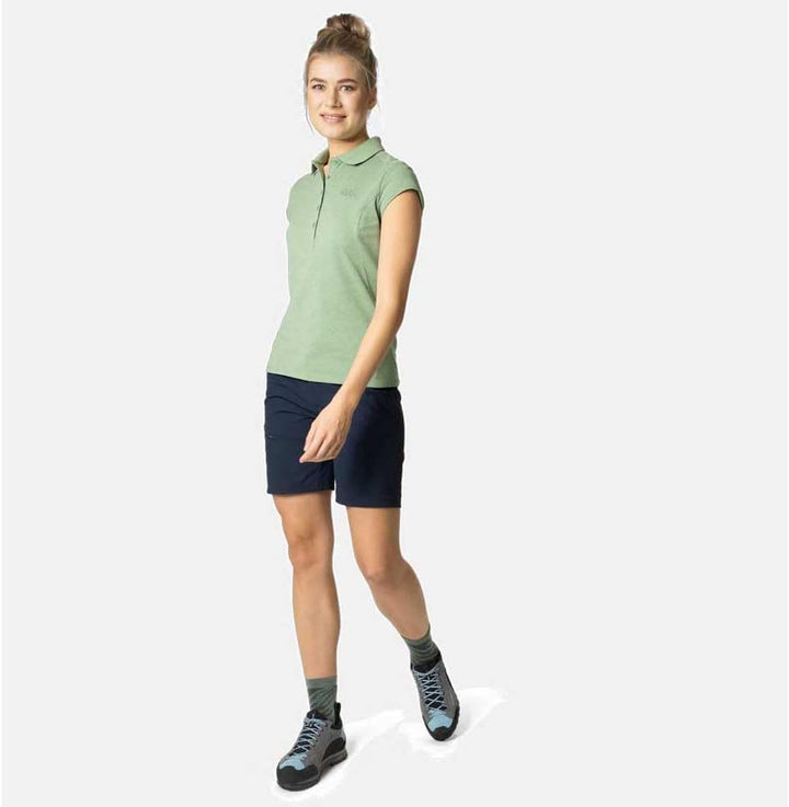 Odlo Damen Kumano_550311 Kurzarm Polo Shirt S Loden Frost Melange, S Loden Frost Melange