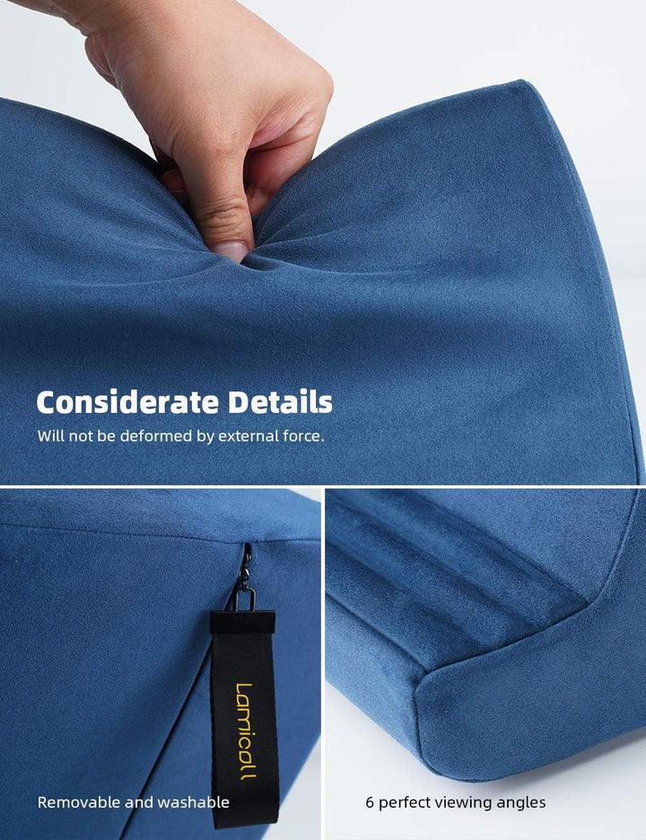 Lamicall Tablet Halter Kissen, Tablet Ständer - Kissenhalter Halterung Bett Sofa für New 2022 iPad P
