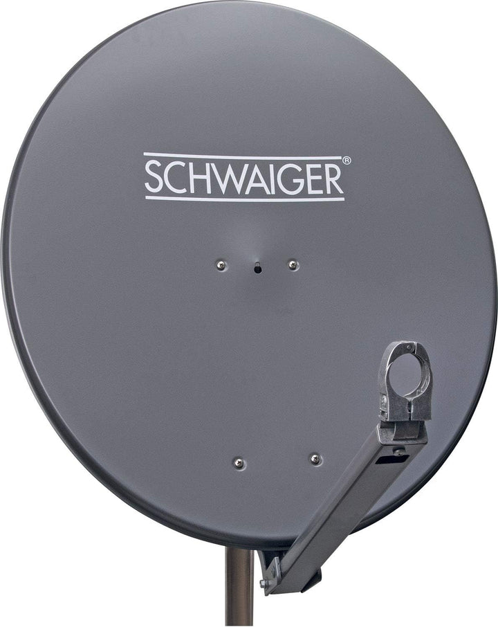 Schwaiger SPI710.1 Aluminium Offset-Parabolantenne (75 cm) anthtazit