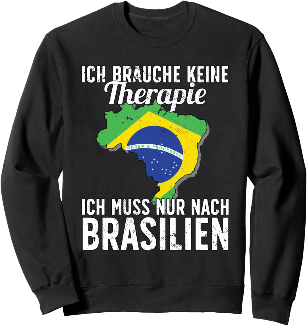 Brasilianische Flagge I Brasilien Urlaub I Brasilien Sweatshirt