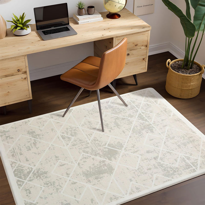 Teppich Wonzimmer Teppiche Schoafzimmer Geermetrische Moderner Absttakter Anti-Rutsch Kurzfloriger B