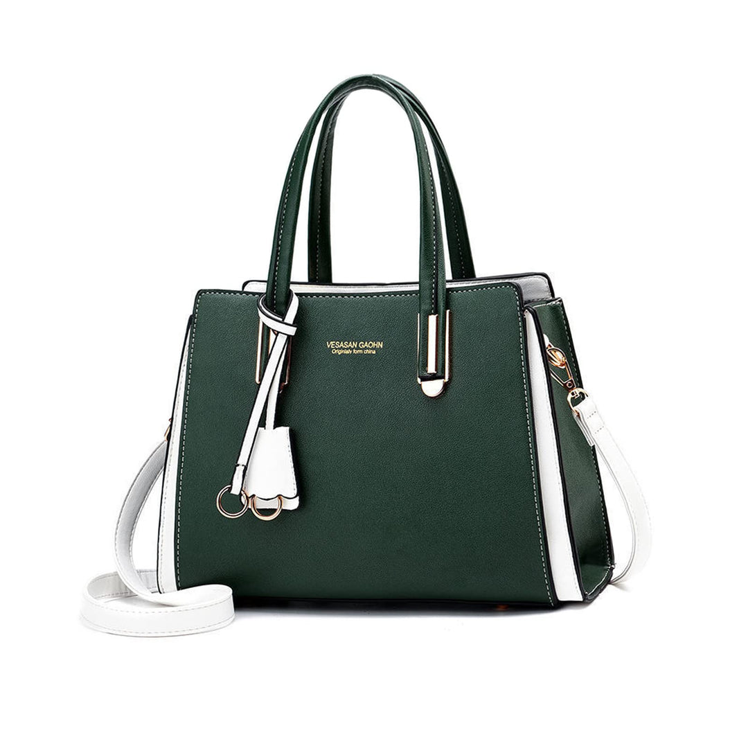 NICOLE & DORIS Handtasche Damen Elegant Handtaschen Kontrastfarben Schultertasche Frauen Umhängetasc