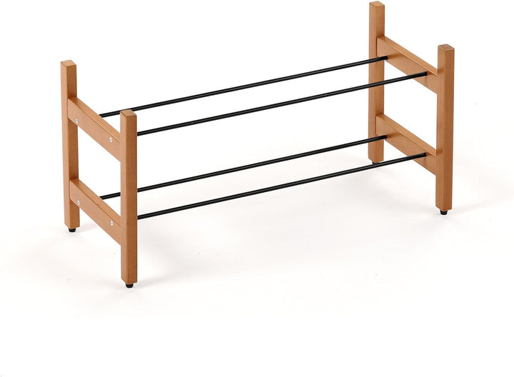 ARREDAMENTI ITALIA TODY'S Schuhregal, Holz - 6 Paar Schuhe - Modular - Kirsche Finish