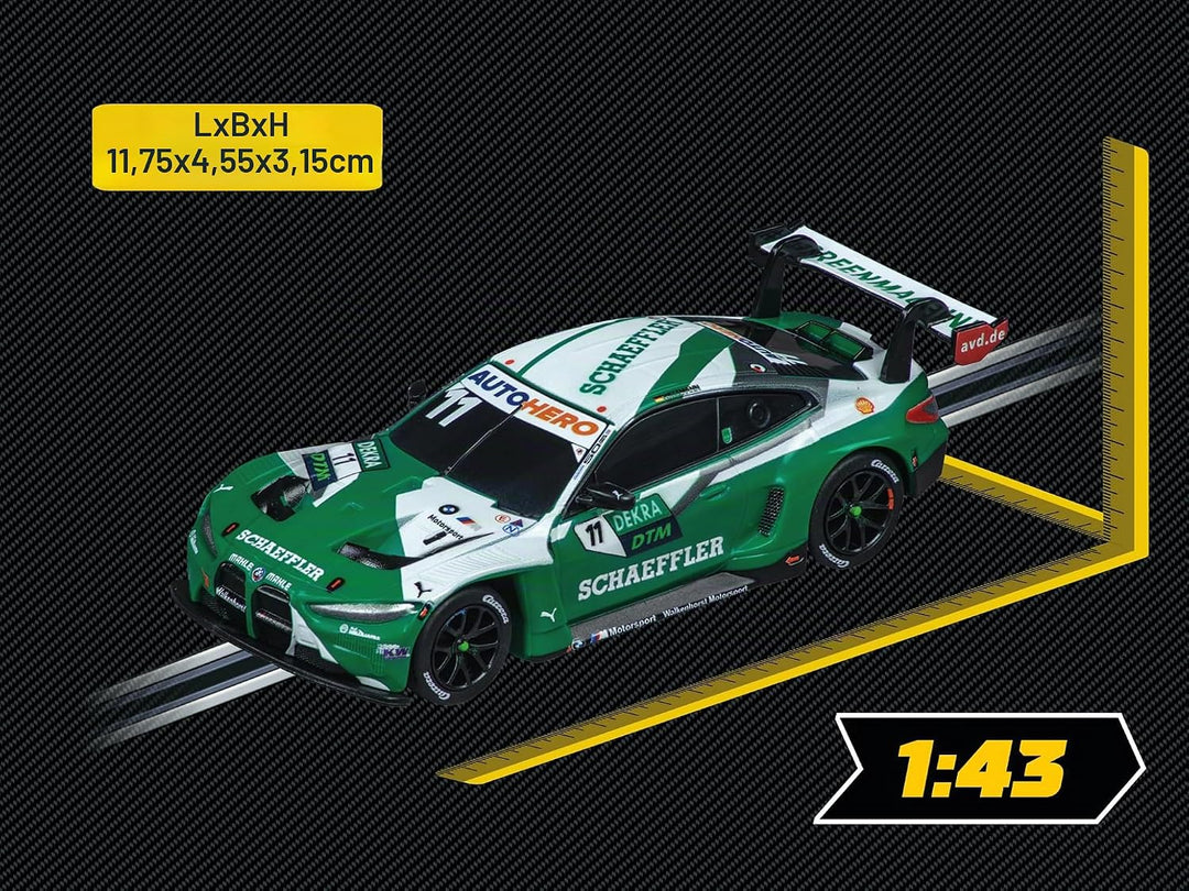 Carrera GO!!! BMW M4 GT3 DTM Marco Wittmann No.11 I Rennbahnen und lizensierte Slotcars | bis zu 2 S