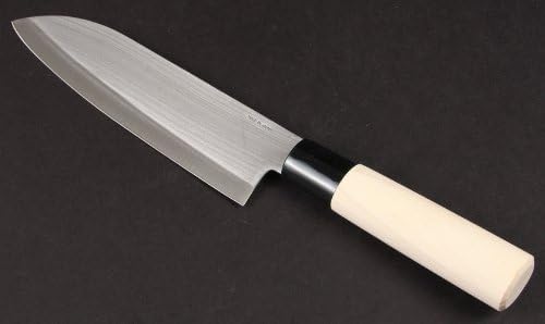 SekiRyu Santoku Küchenmesser, Edelstahl, Silber