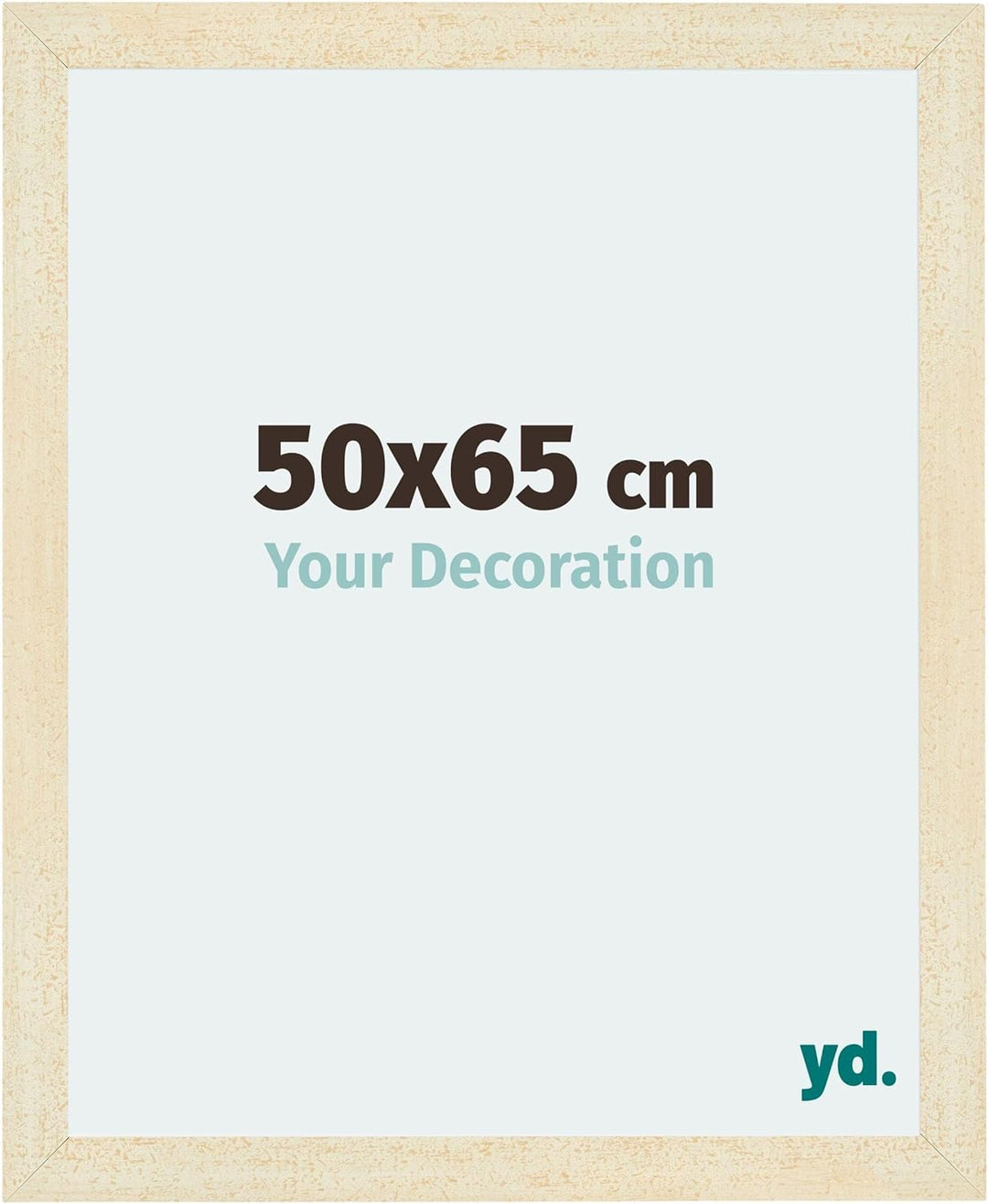 yd. Your Decoration - Bilderrahmen 50x65 cm - Bilderrahmen aus MDF mit Acrylglas - Antireflex - Ausg