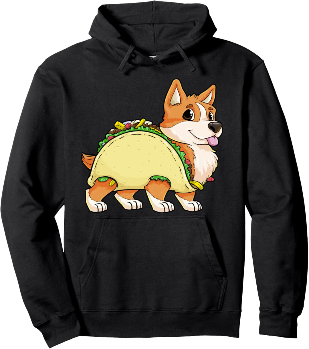 Corgi Taco Tacorgi Mexikanisches Tacos Hund Cinco de Mayo Pullover Hoodie