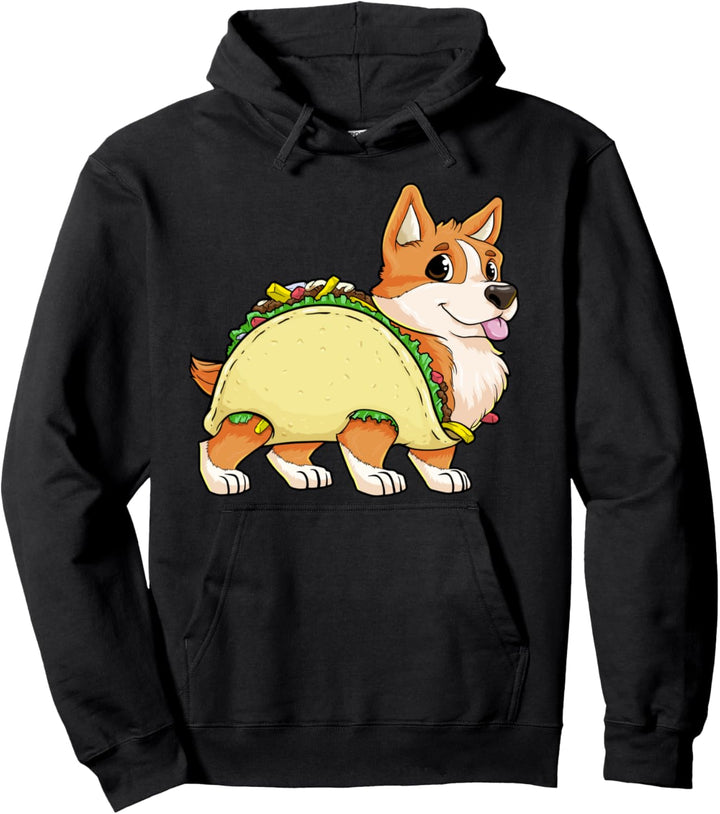 Corgi Taco Tacorgi Mexikanisches Tacos Hund Cinco de Mayo Pullover Hoodie