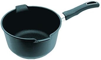 Original Gundel Universal Milchtopf INDUKTION Ø 16 cm - Höhe 9 cm, Fassungsvermögen 1 l - mit Glasde