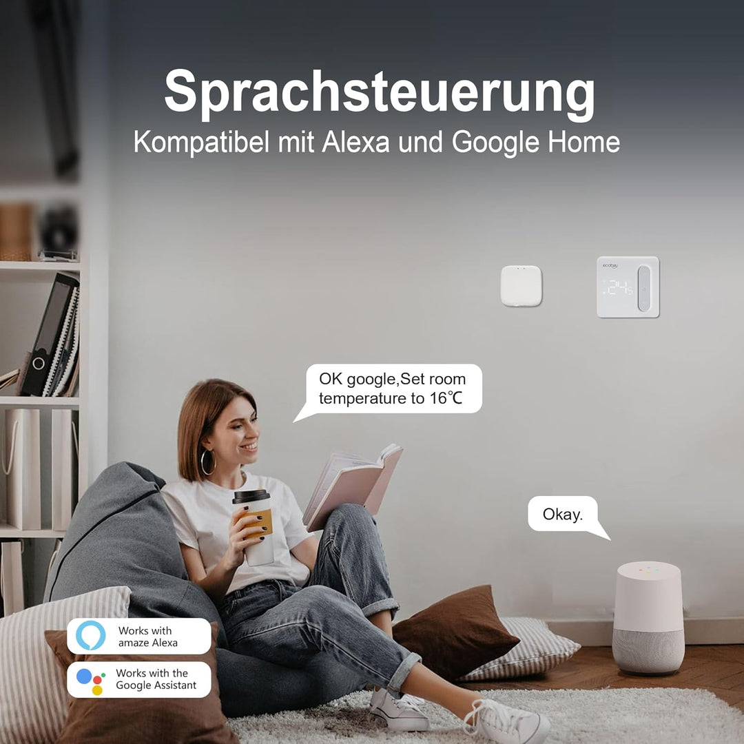 ECOBAY Dual Mode Gateway: Bluetooth und Zigbee, für Smartes Heizkörperthermostate