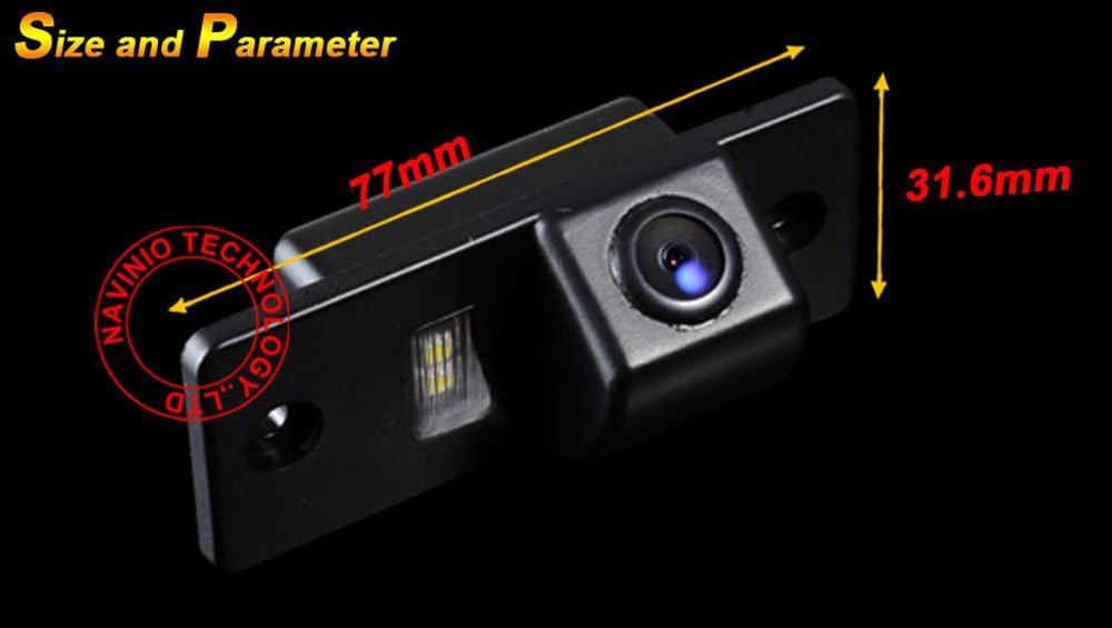 HD CCD Auto Rückfahrkamera mit Wasserdicht integriert in Nummernschild Rückfahrsystem für VW Volkswa