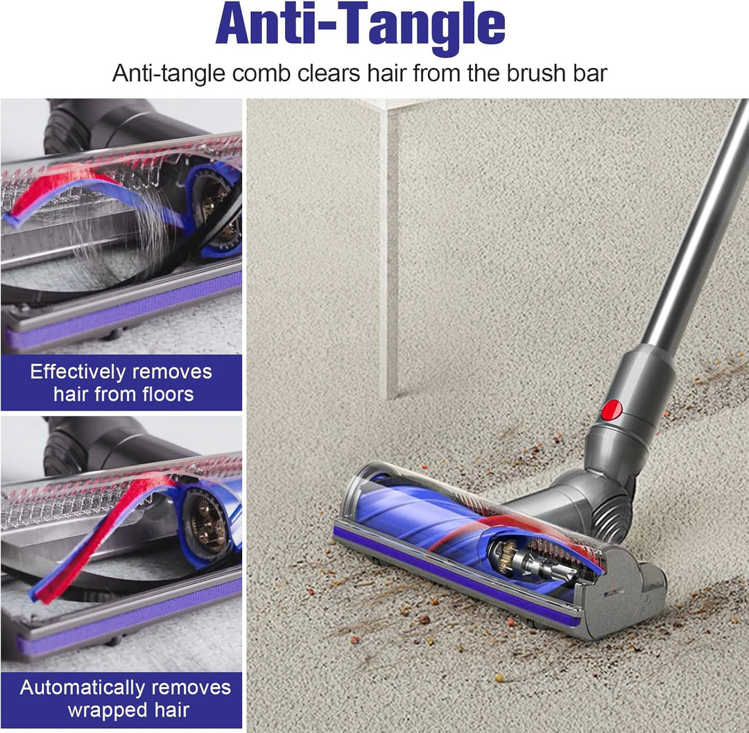 Motorbar Ersatz-Bodendüse für Dyson V12 Detect Slim/Absolute/Origin Staubsauger, Elektrobürste Motor