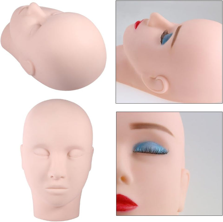übungskopf für make up,Schminkkopf,Trainings-Schaufensterpuppenkopf,Schaufensterpuppen-Trainingskopf