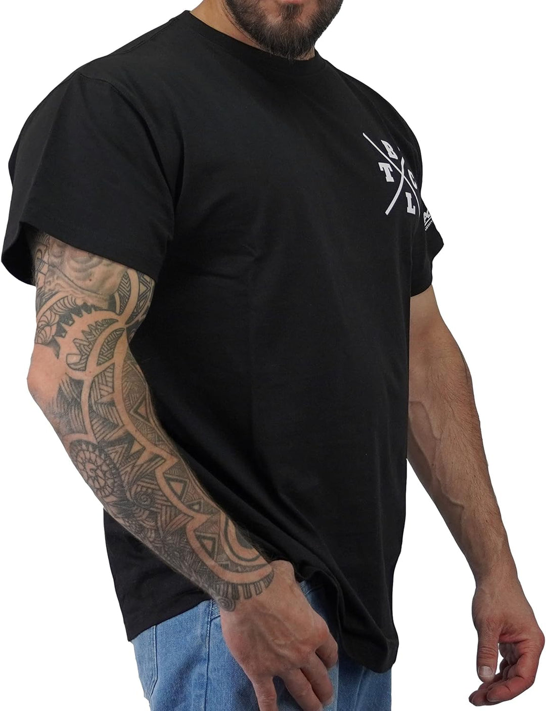 Brachial Premium Herren T-Shirt Beach Regular - für Freizeit Bodybuilding Workout Gym Kraftsport Fit