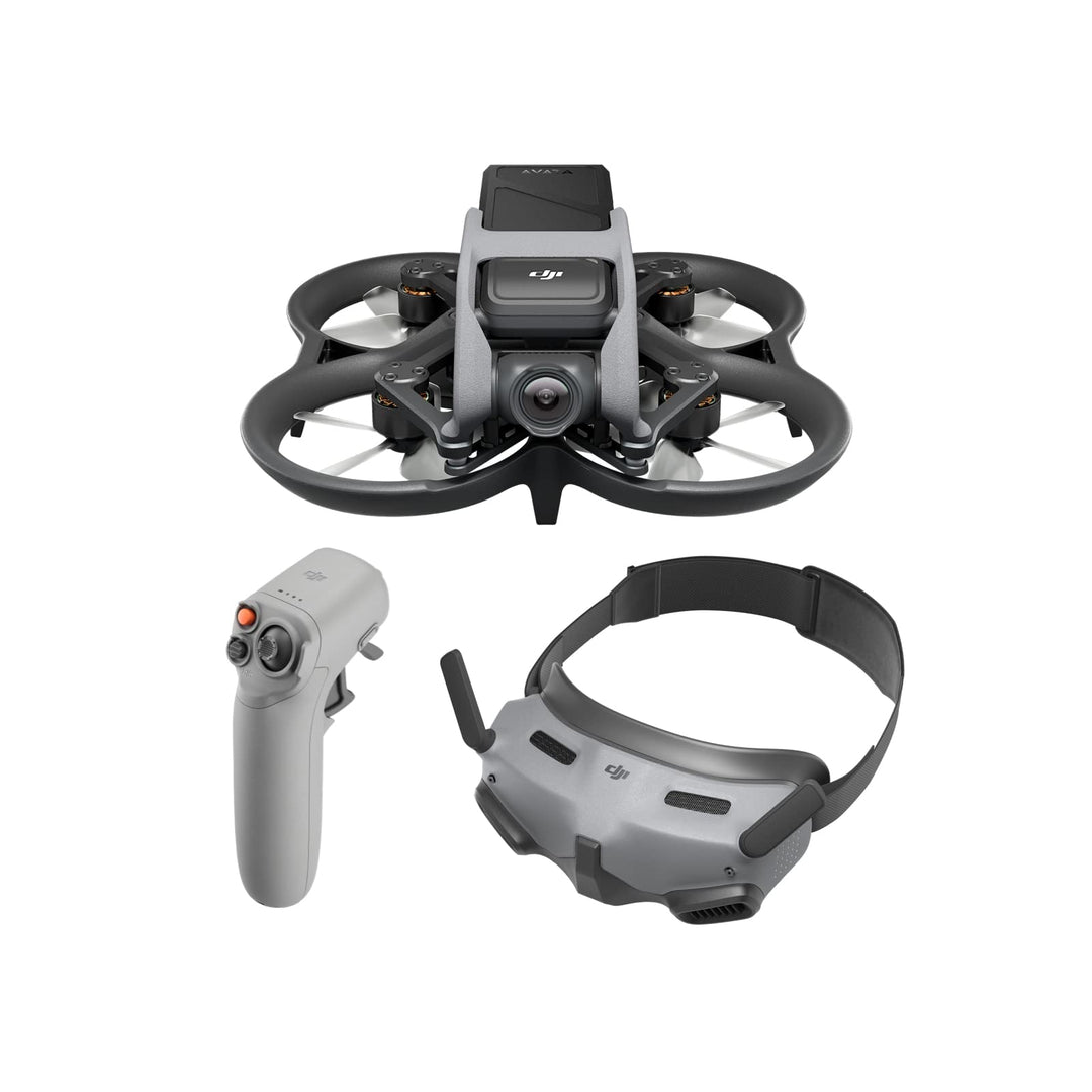 DJI Avata Pro-View Combo – Drohne UAV Quadrokopter mit stabilisiertem 4K-Video, Sichtfeld von 155° A