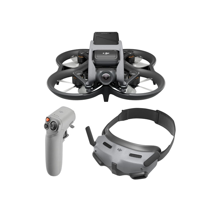 DJI Avata Pro-View Combo – Drohne UAV Quadrokopter mit stabilisiertem 4K-Video, Sichtfeld von 155° A