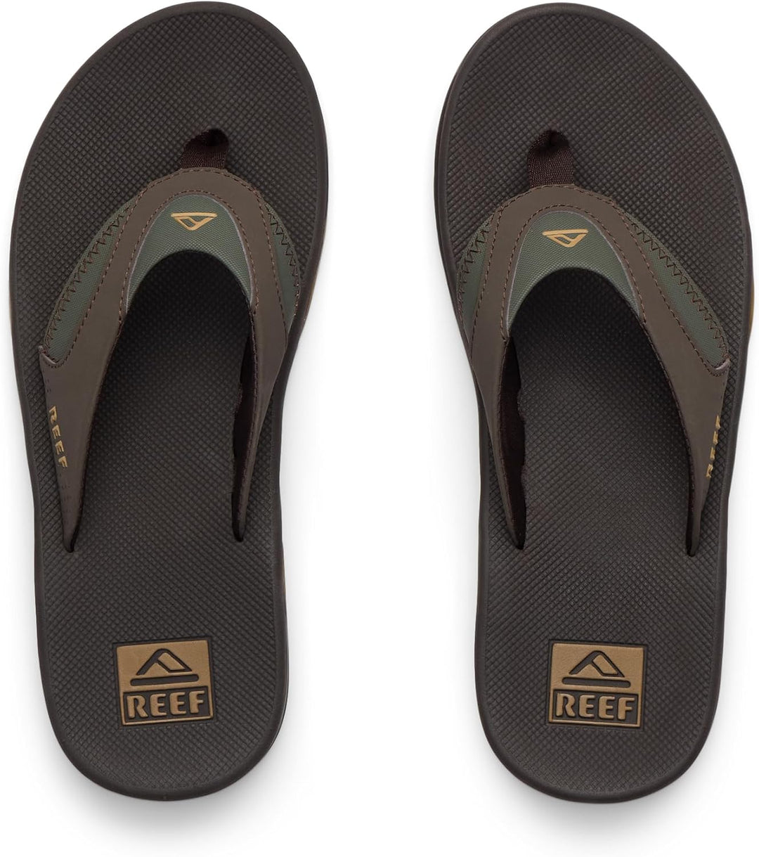 Reef Fanning Herren Zehentrenner 37.5 EU Braun Brown Gum Bgm, 37.5 EU Braun Brown Gum Bgm