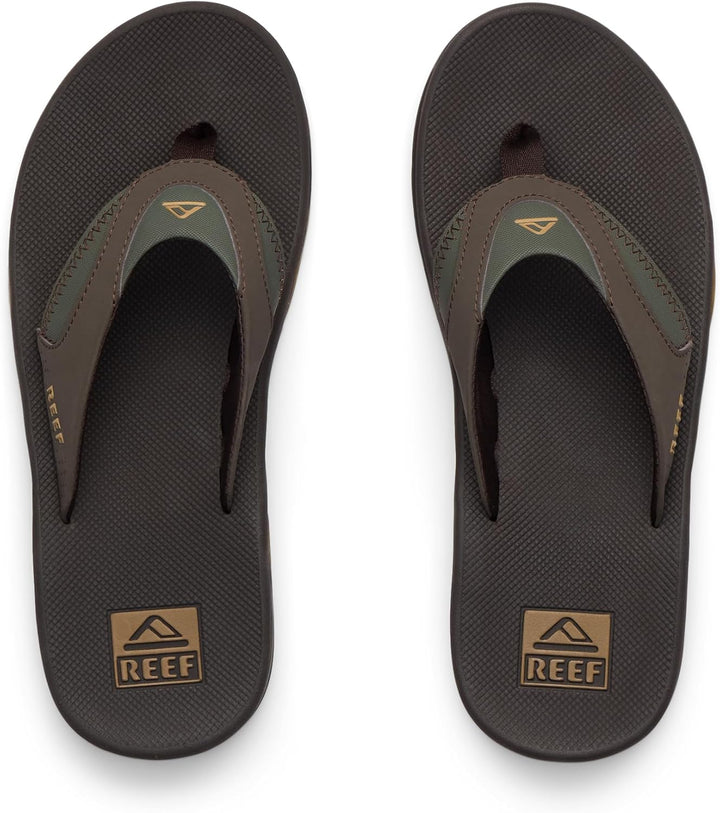 Reef Fanning Herren Zehentrenner 37.5 EU Braun Brown Gum Bgm, 37.5 EU Braun Brown Gum Bgm