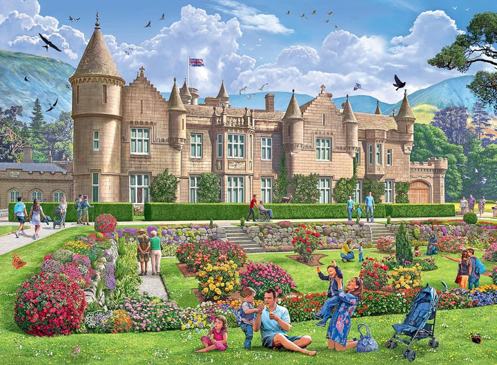 Ravensburger Happy Days Royal Residences 4X 500 Piece Jigsaw Puzzle for Adults & Kids Age 10 Years U