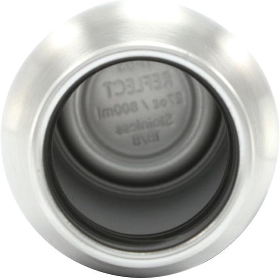 Klean Kanteen Reflect Trinkflasche mit Stainless Unibody Bamboo Cap Brushed Stainless 800ml/27oz, 80