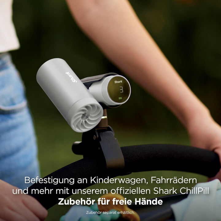 Shark ChillPill 3-in-1-Hochgeschwindigkeits-Handventilator-, Sprühnebel- und InstaChill-System Paket